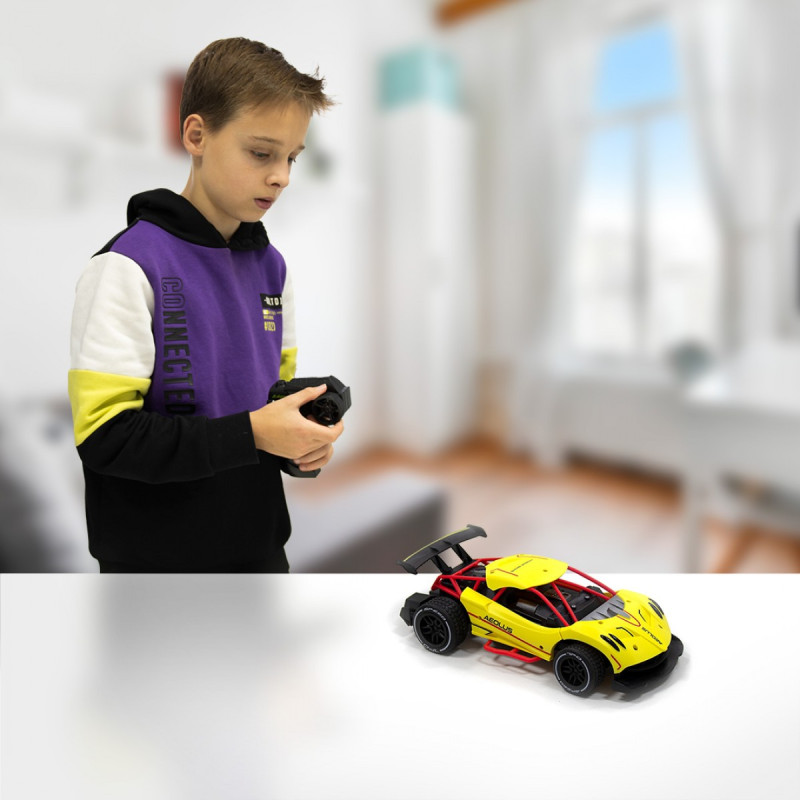 Автомобіль SPEED RACING DRIFT з р/к - AEOLUS (жовтий, акум.3,7V, 1:16)