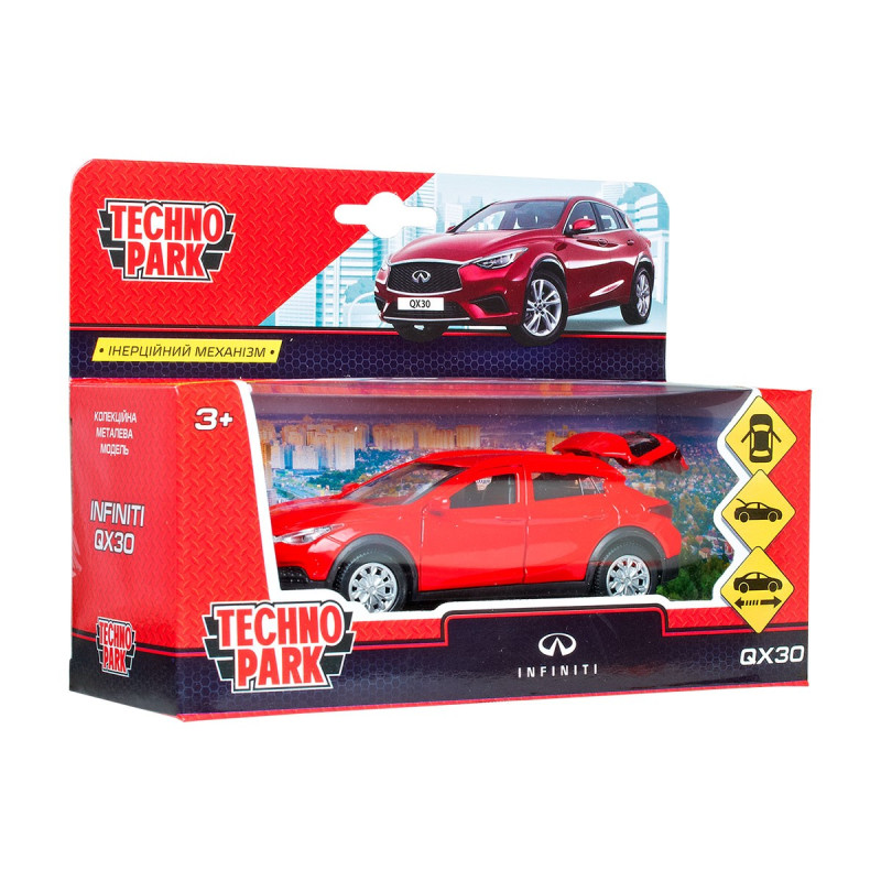 Автомодель - INFINITI QX30 (червоний, 1:32)