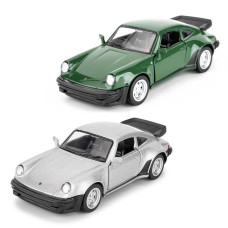 Автомодель - PORSCHE 911 TURBO 3.3 1978 (сірий, темно-зелений)