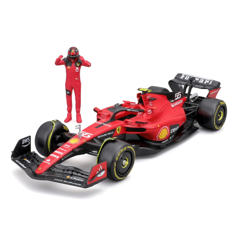 Автомодель з фігуркою - FERRARI SF-23 (1:24)