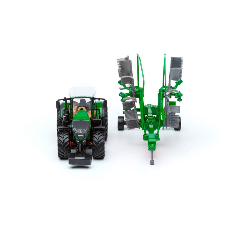 Модель - ТРАКТОР FENDT 1050 VARIO з роторними валковими граблями (10 cm)
