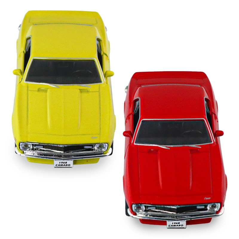 Автомодель - CHEVROLET CAMARO Z28 1968 (червоний, жовтий)