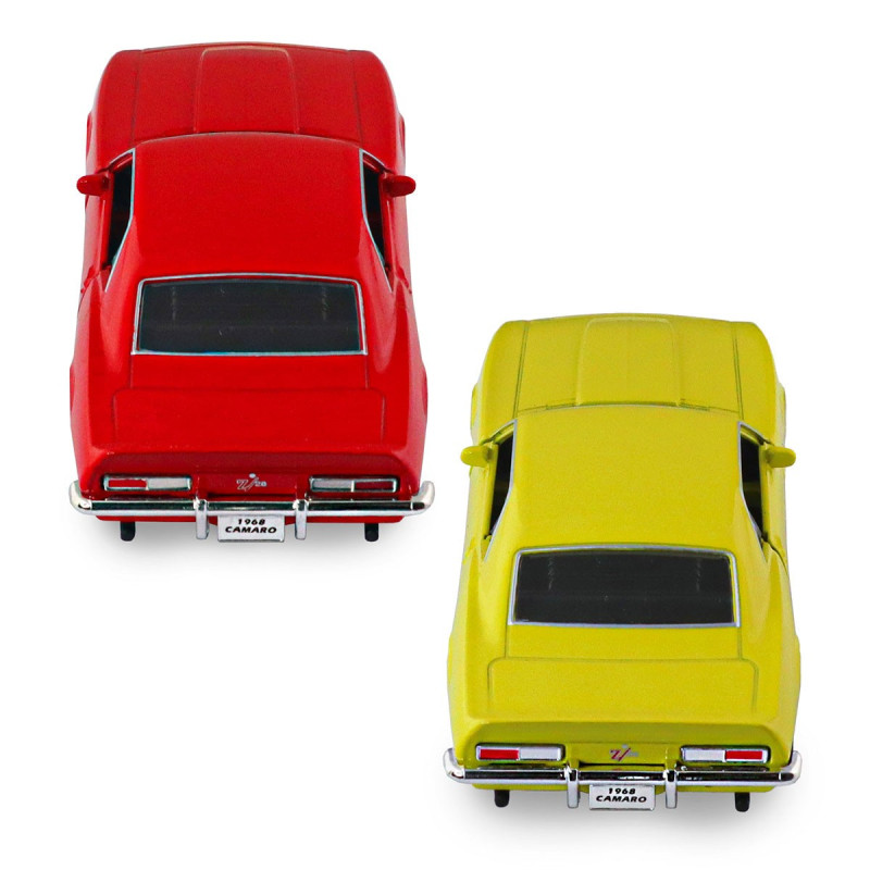 Автомодель - CHEVROLET CAMARO Z28 1968 (червоний, жовтий)