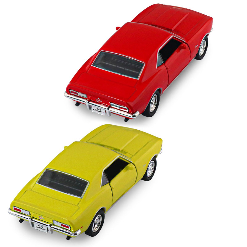 Автомодель - CHEVROLET CAMARO Z28 1968 (червоний, жовтий)