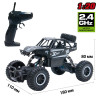 Автомобіль OFF-ROAD CRAWLER з р/к - ROCK SPORT (чорний, акум. 3,6V, метал. корпус, 1:20)