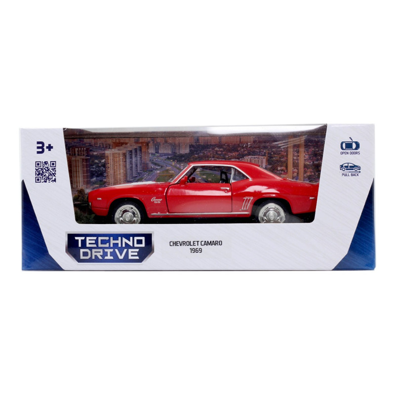 Автомодель - CHEVROLET CAMARO 1969 (червоний)