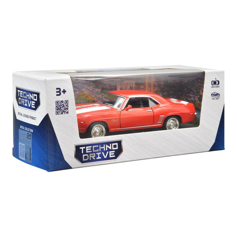 Автомодель - CHEVROLET CAMARO 1969 (червоний)