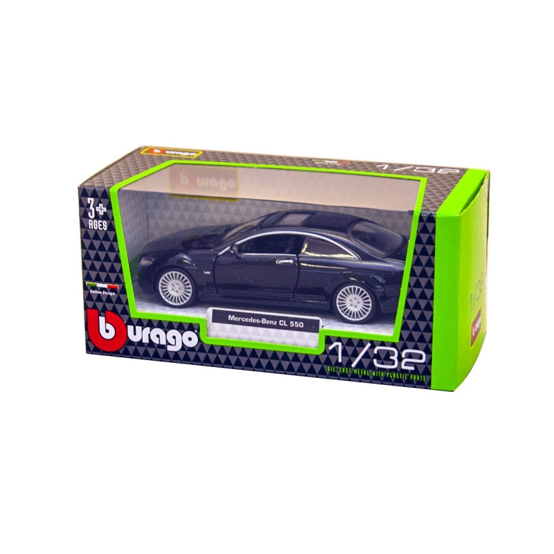 Автомодель - MERCEDES-BENZ CL-550 (бiлий, чорний, 1:32)