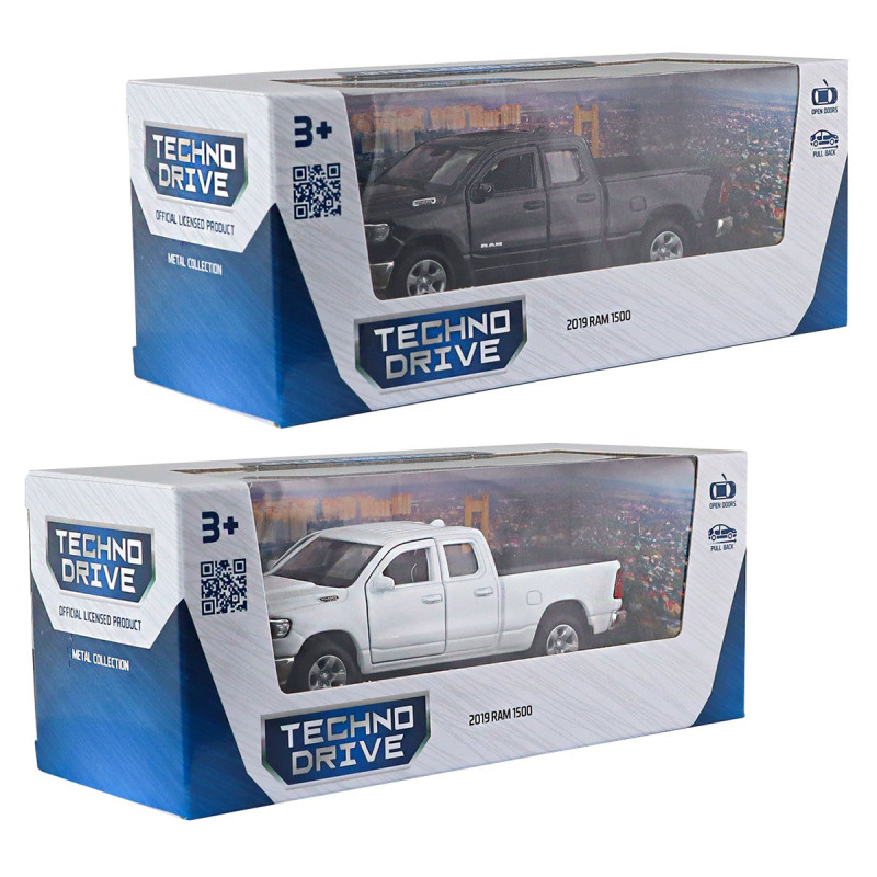 Автомодель - RAM 1500 2019 (білий, чорний)