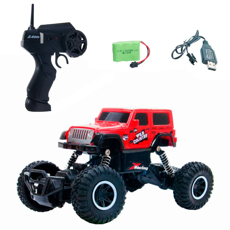 Автомобіль OFF-ROAD CRAWLER з р/к - WILD COUNTRY (червоний, акум. 3,6V, 1:20)
