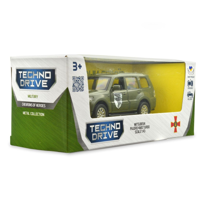 Автомодель серії "Шеврони Героїв" - MITSUBISHI PAJERO 4WD TURBO - "93 ОМБр"