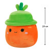 М'яка іграшка SQUISHMALLOWS - МОРКВИНКА КАРОЛІНА В КАПЕЛЮСІ (19 cm)