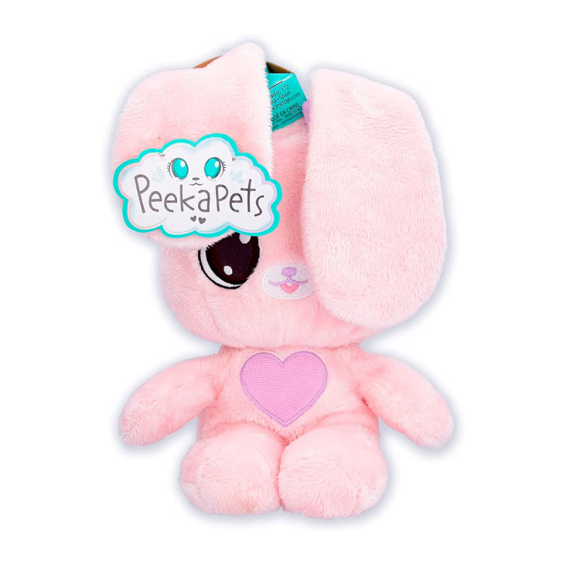 М’яка іграшка PEEKAPETS – РОЖЕВИЙ КРОЛИК