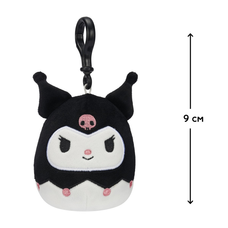М'яка іграшка на кліпсі SQUISHMALLOWS серії "Хелоу Кітті" - КУРОМІ (9 cm)