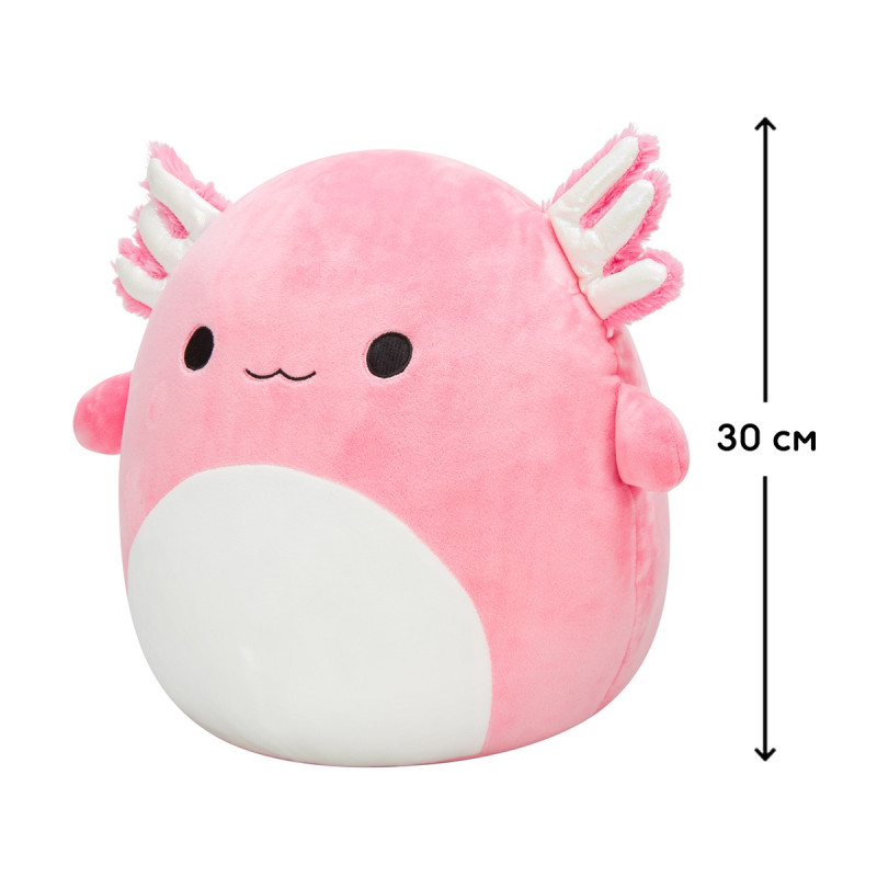 М'яка іграшка SQUISHMALLOWS – АКСОЛОТЛЬ АРЧІ (30 cm)