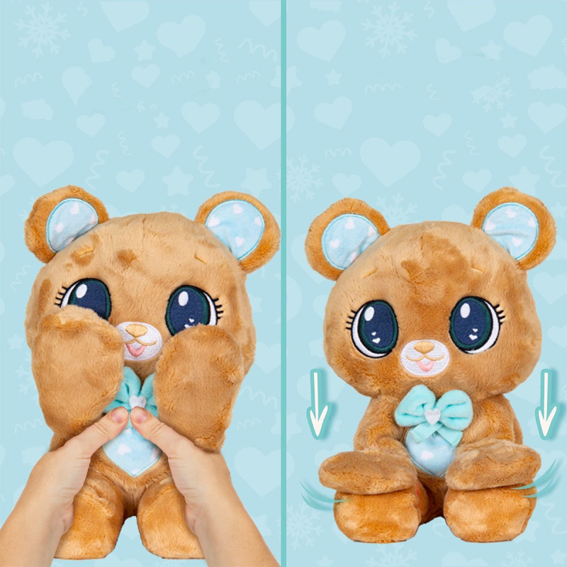 М’яка іграшка PEEKAPETS – КОРИЧНЕВИЙ ВЕДМЕДИК