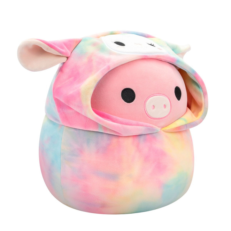 М'яка іграшка SQUISHMALLOWS - ПОРОСЯТКО ПІТЕР (30 cm, у одязі)