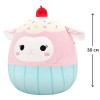 М'яка іграшка SQUISHMALLOWS – ЯГНЯ ЛАЛА В КОСТЮМІ (30 cm)
