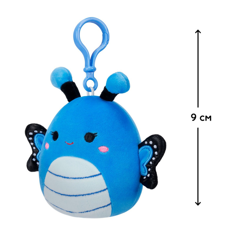 М'яка іграшка на кліпсі SQUISHMALLOWS – МЕТЕЛИК ВЕЙВЕРЛІ (9 cm)