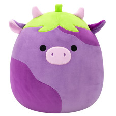 М'яка іграшка SQUISHMALLOWS – КОРІВКА-БАКЛАЖАН ФРЕДЕРІК (30 см)