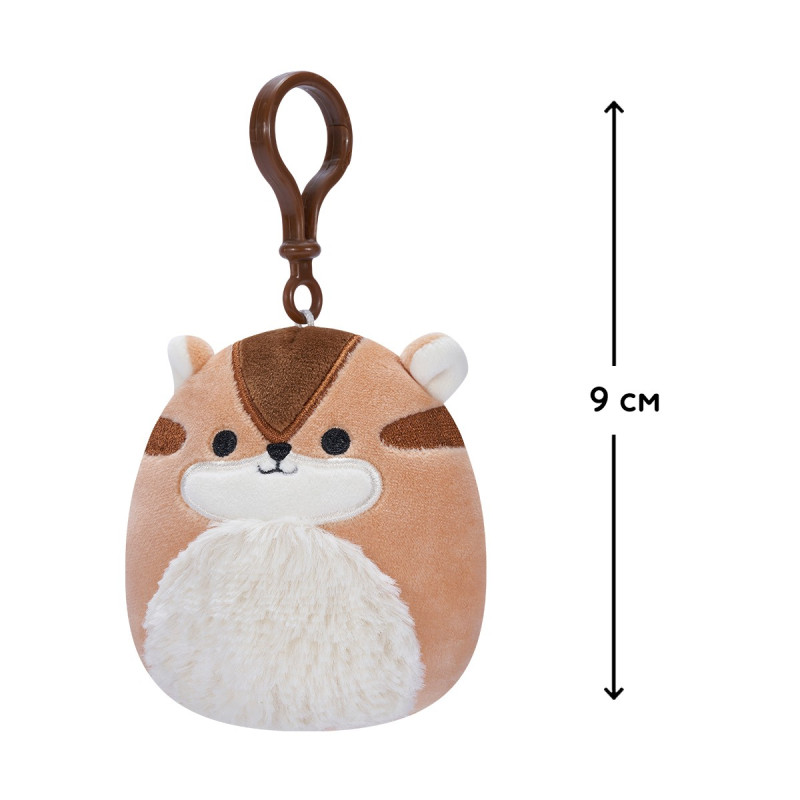 М'яка іграшка на кліпсі SQUISHMALLOWS – БУРУНДУК МЕЛЬЗІ (9 cm)