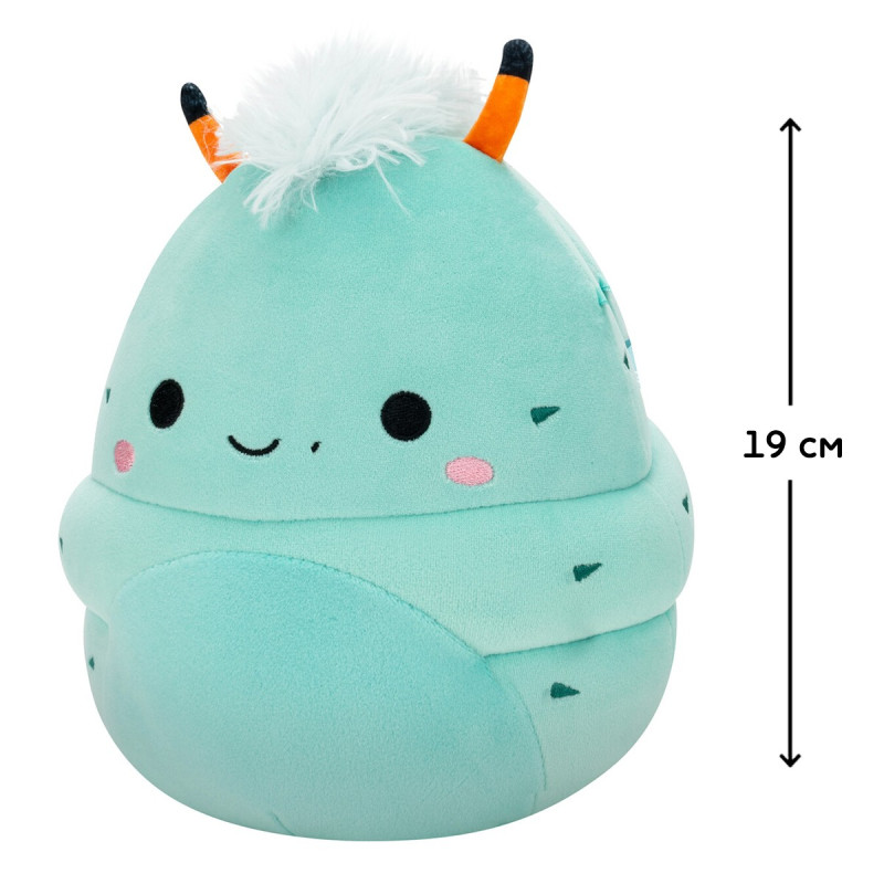 М'яка іграшка SQUISHMALLOWS – РОГАТА ГУСЕНИЦЯ ОЛЬТІ (19 см)