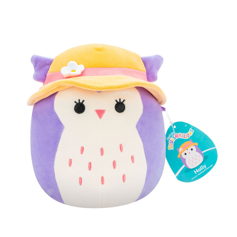 М'яка іграшка SQUISHMALLOWS – СОВА ХОЛЛІ (19 cm)