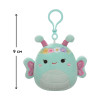 М'яка іграшка на кліпсі SQUISHMALLOWS - МЕТЕЛИК РЕЙНА (9 cm)
