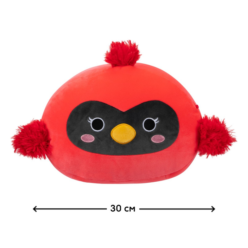 М'яка іграшка SQUISHMALLOWS – ЧЕРВОНИЙ КАРДИНАЛ (30 cm)