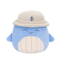 М'яка іграшка SQUISHMALLOWS – СИНІЙ КИТ САМІР У ПАНАМІ (19 cm)