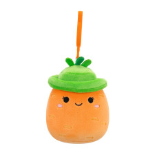 М'яка іграшка на кліпсі SQUISHMALLOWS – МОРКВИНКА КАРОЛІНА (9 cm)