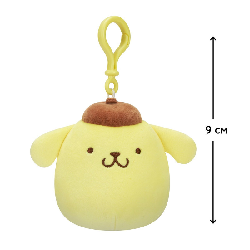 М'яка іграшка на кліпсі SQUISHMALLOWS серії "Хелоу Кітті" - ПОМПОМПУРІН (9 cm)