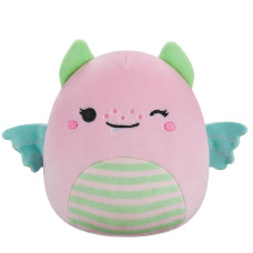 М'яка іграшка SQUISHMALLOWS - РОЖЕВИЙ ДИНО (19 cm)