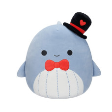 М'яка іграшка SQUISHMALLOWS – СИНІЙ КИТ САМІР (19 cm)