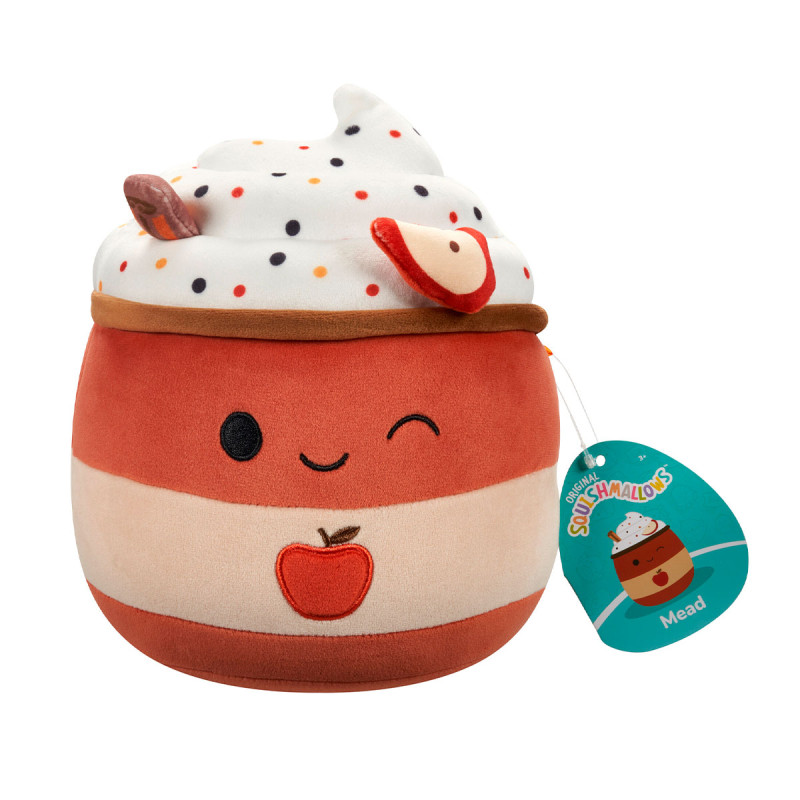 М'яка іграшка SQUISHMALLOWS – ЯБЛУЧНИЙ НАПІЙ МІД (19 cm)