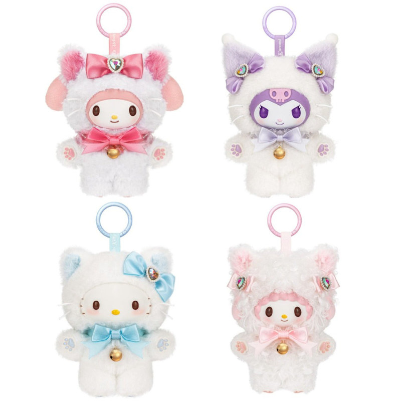 М’яка іграшка-сюрприз на кліпсі POP TOP SANRIO – МРІЯ З БАНТИКОМ