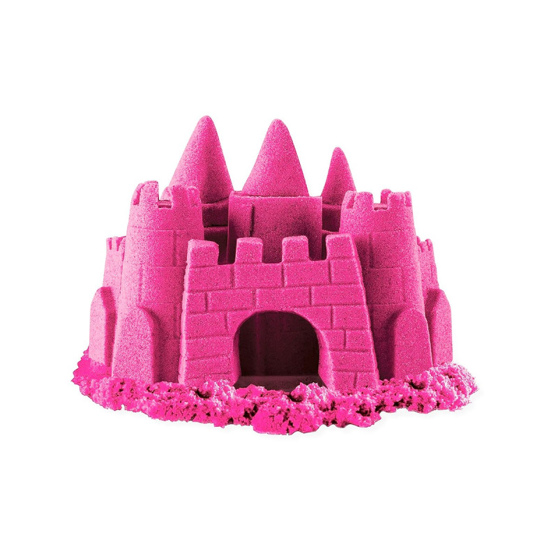 Пісок для дитячої творчості - KINETIC SAND COLOUR (рожевий, 907 g)