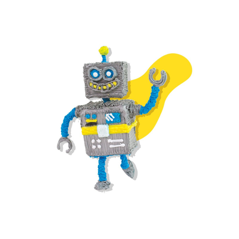 3D-ручка 3Doodler Start Plus для дитячої творчості базовий набір - КРЕАТИВ (72 стрижні)