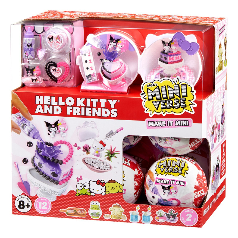 Ігровий набір MINIVERSE серії "Sanrio" S2 – СТВОРИ СТИЛЬ РАЗОМ З ХЕЛЛОУ КІТТІ ТА ДРУЗЯМИ