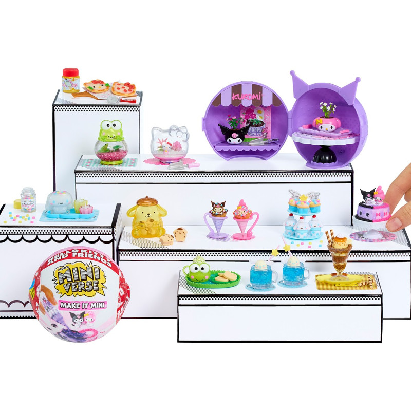 Ігровий набір MINIVERSE серії "Sanrio" S2 – СТВОРИ СТИЛЬ РАЗОМ З ХЕЛЛОУ КІТТІ ТА ДРУЗЯМИ