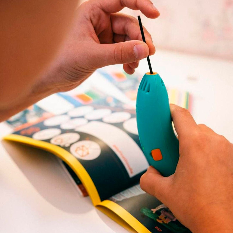 Набір стрижнів для 3D-ручки 3Doodler Start - МІКС (75 шт: чорний, рожевий, сірий)