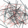 Набір стрижнів для 3D-ручки 3Doodler Start - МІКС (75 шт: чорний, рожевий, сірий)
