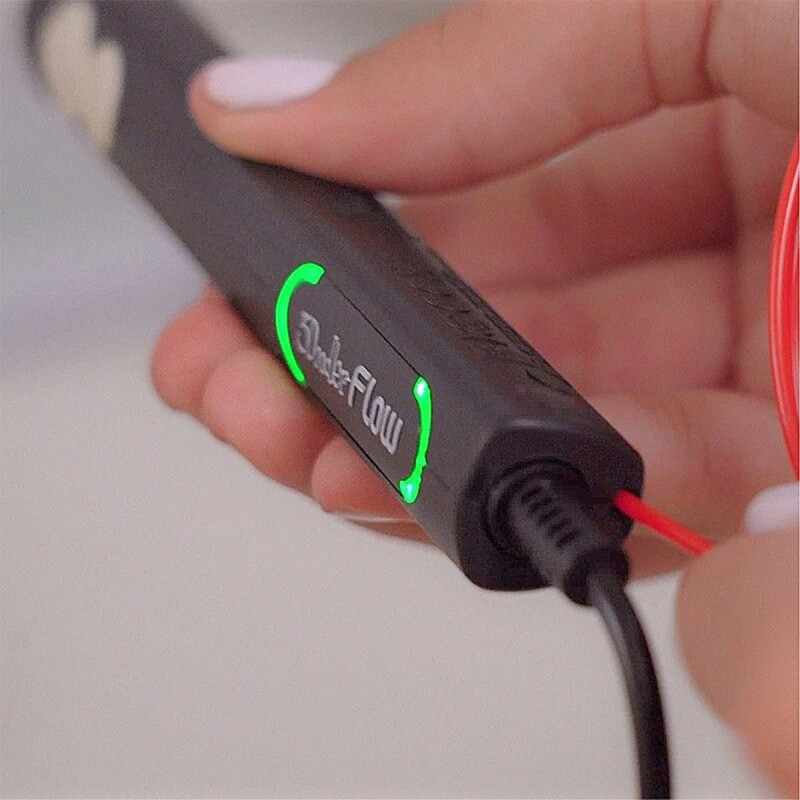 3D-ручка 3Doodler Flow для проф. використання – СИНЯ (8 стрижнів, аксесуари)