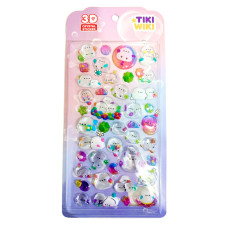 Набір 3D-наліпок TIKI WIKI серії "Crystal" – ТІКІ КАЗКА