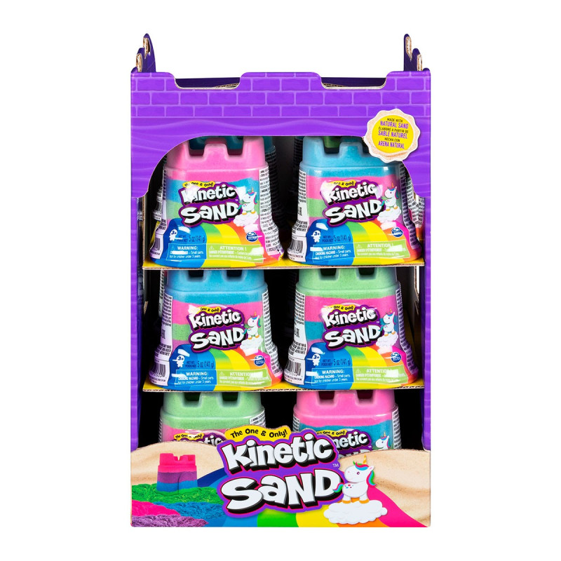 Пісок для дитячої творчості - KINETIC SAND МІНІ-ФОРТЕЦЯ (різнокольоровий, 141 g)