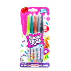 Набір ароматних гелевих ручок серії "Sugar Rush" - ЯСКРАВИЙ БЛИСК (5 шт.)