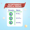 Трусики-підгузки GOO.N FRIEND для дітей 12-17 кг (розмір 5, унісекс, 24 шт)